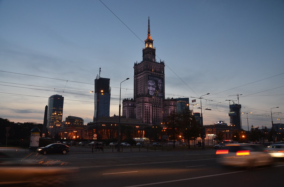warsawpalaceofculturenight - See night descend on Warsaw. [ATTDT]